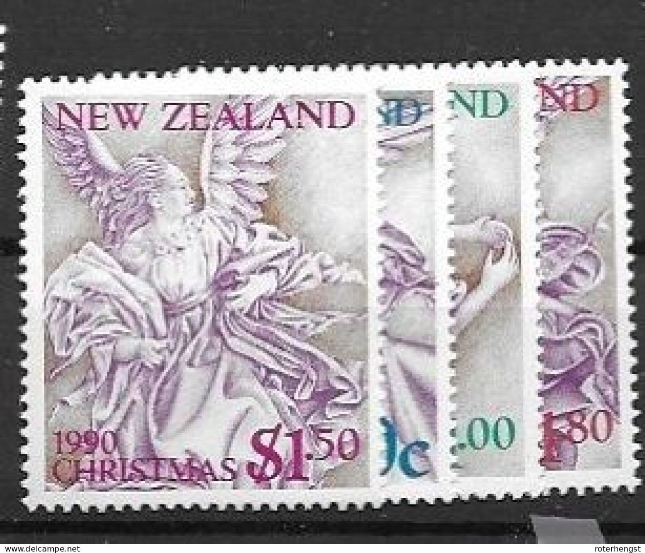 New Zealand Mnh ** Set 1990 6 Euros - Ungebraucht