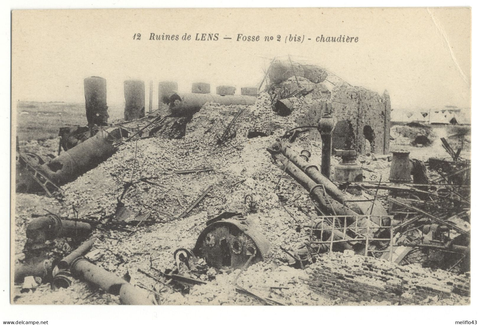 62/ CPA - Ruines De Lens - Fosse N°2 - Chaudière - Lens