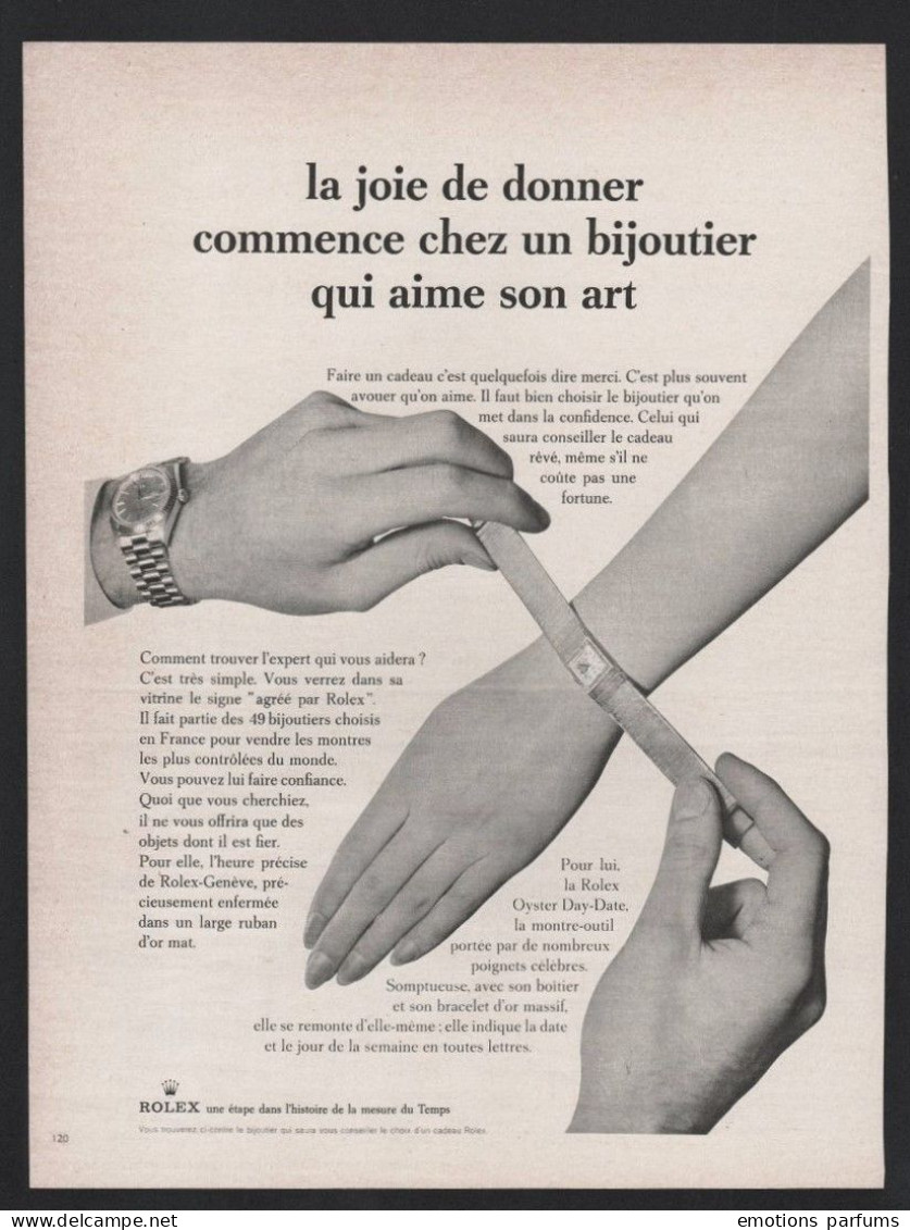 Lot De 5 Publicités Différentes MONTRE ROLEX 1965/1966 Horlogerie Pub Horlogerie Chronometre  Bijoux  Montres Geneve - Publicités