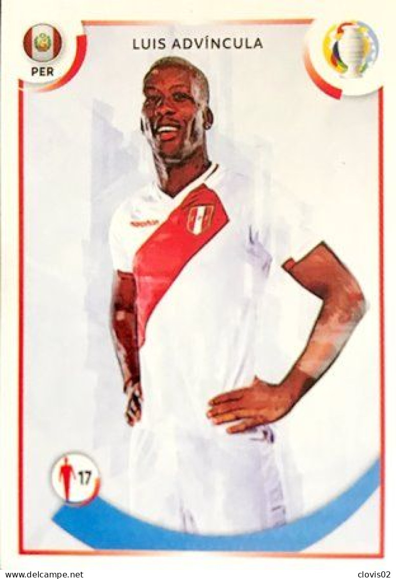 M07 Luis Advíncula - Peru - Panini CONMEBOL Copa América 2021 Sticker Vignette - Altri & Non Classificati