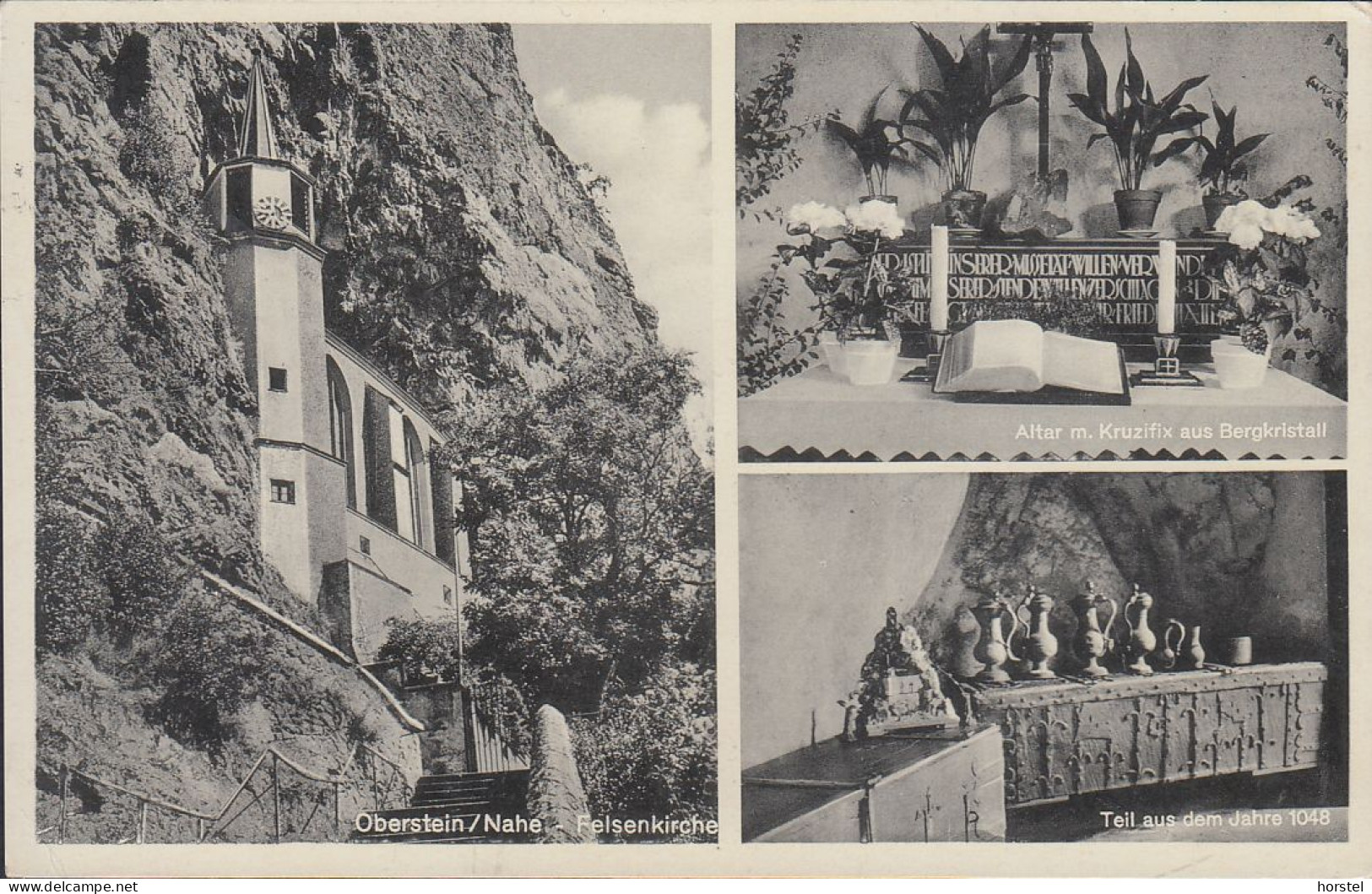 D-55743 Idar-Oberstein - Nahe - Felsenkirche - Altar - Nice Stamp 1952 - Idar Oberstein