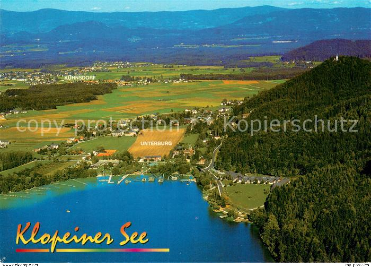 73753808 Unterburg Klopeinersee Fliegeraufnahme Unterburg Klopeinersee - Autres & Non Classés