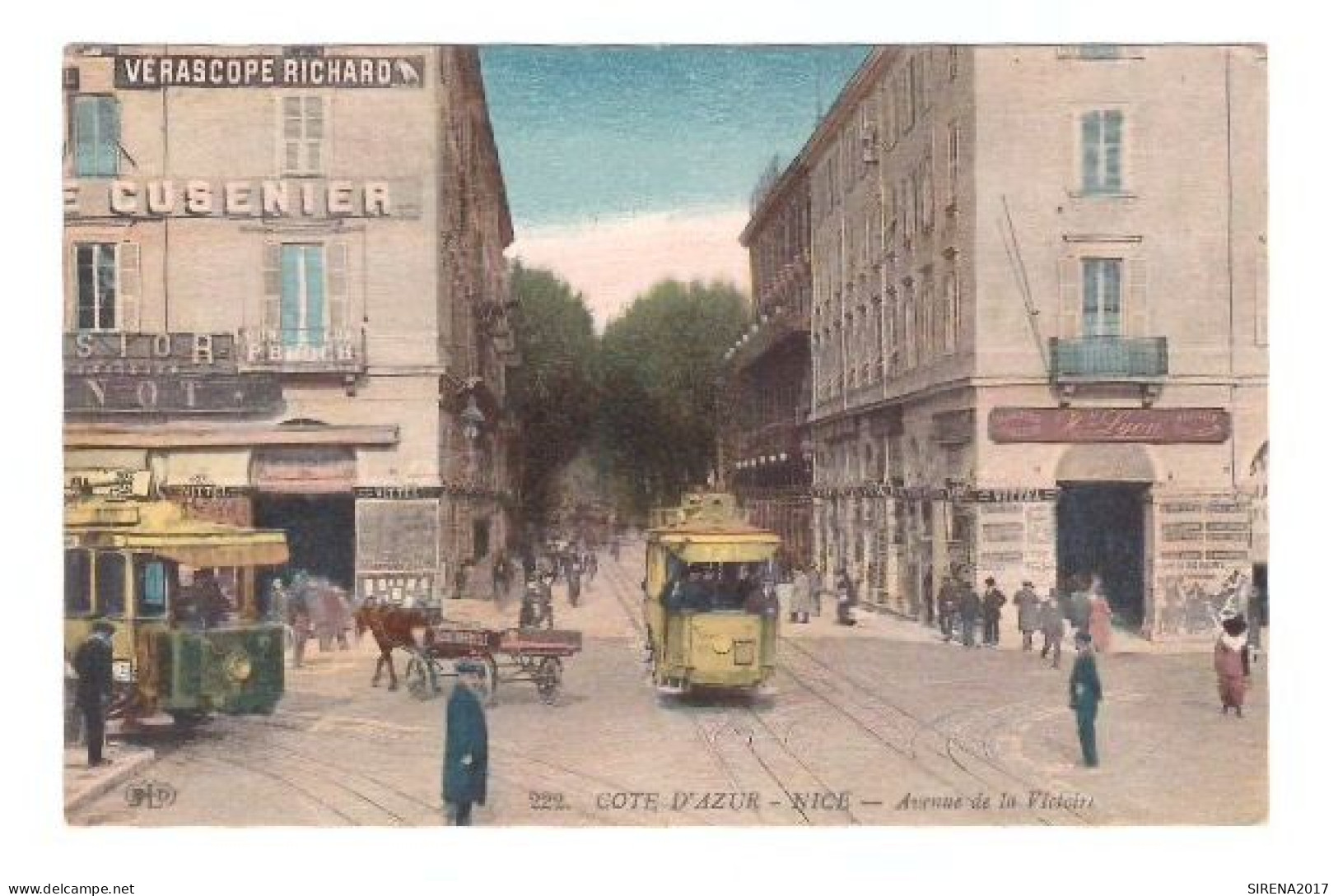 NICE - COTE D' AZUR - AVENUE DE LA VICTOIRE - FRANCIA - NON VIAGGIATA - Sonstige & Ohne Zuordnung