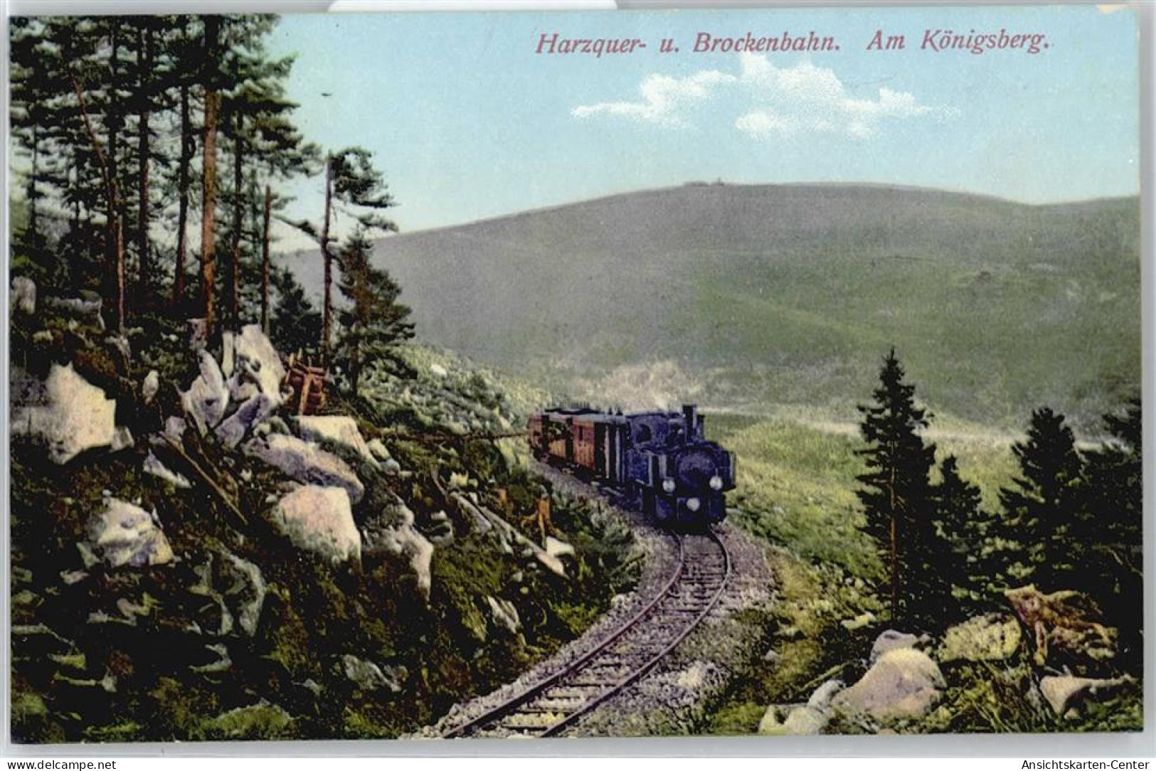 50356005 - Harzquer-Brockenbahn Am Koenigsberg - Funicular Railway