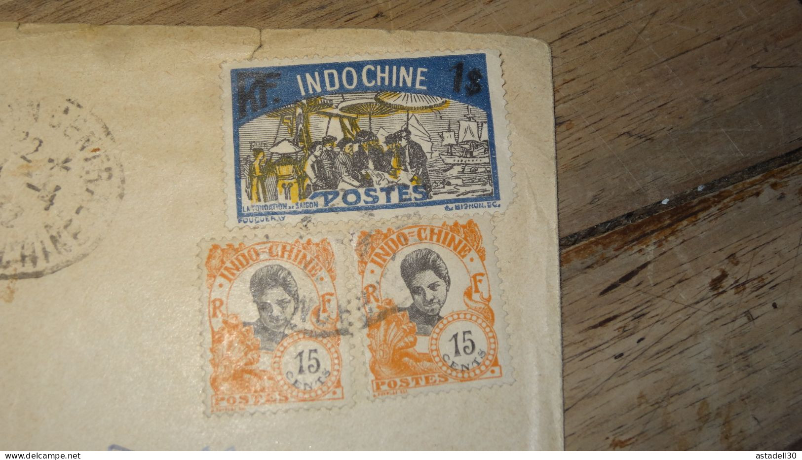 Enveloppe Indochine, Avion, 1932   ......... Boite1 ...... 240424-62 - Storia Postale