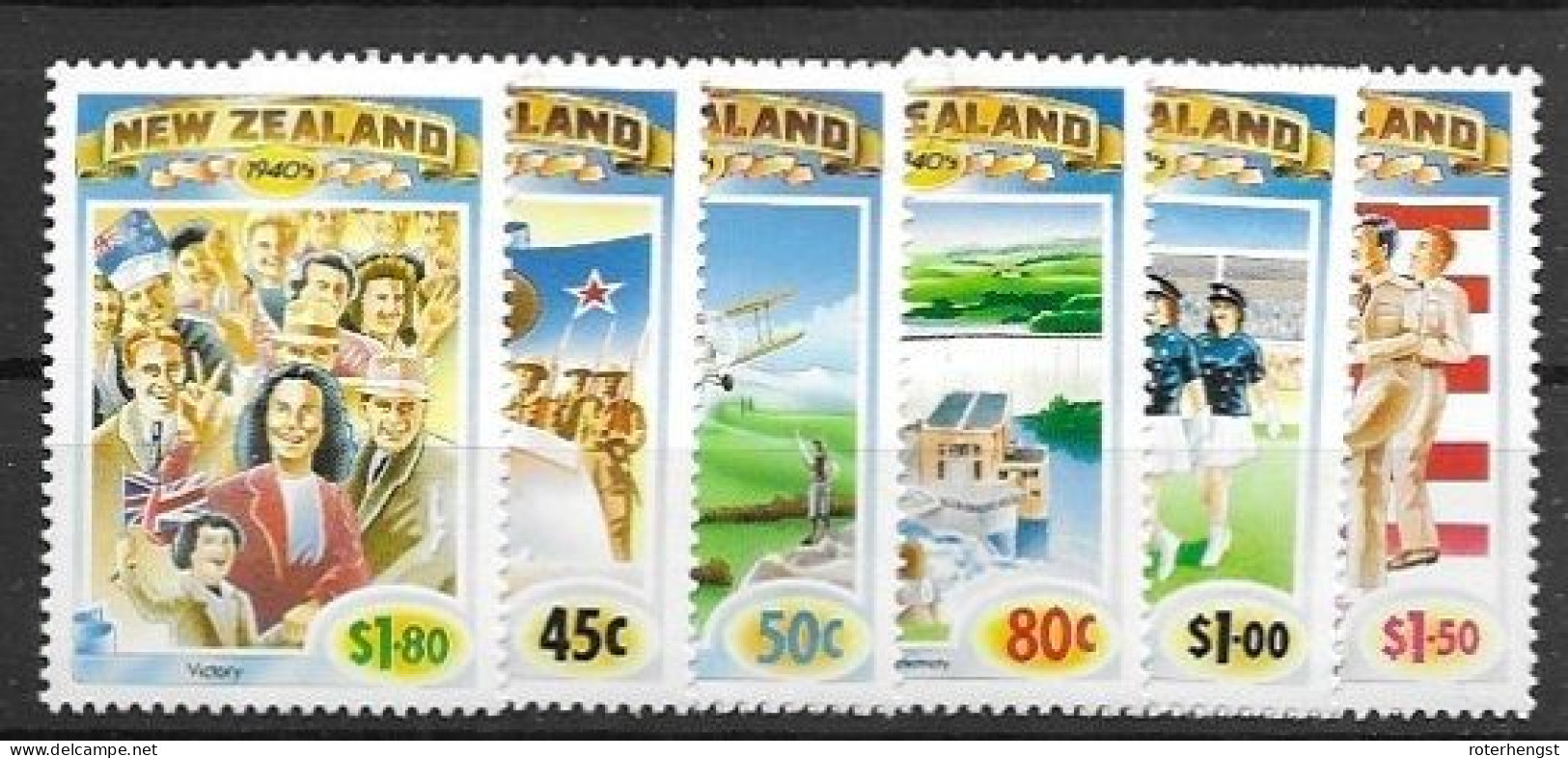 New Zealand Mnh ** Set 1993 10 Euros - Unused Stamps
