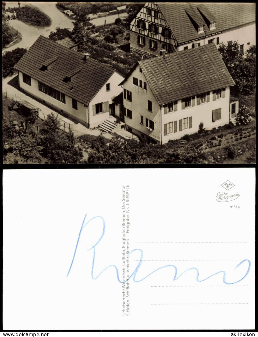 Luftbilder / Überflugkarte Wohnhaus, Fachwerkhaus BRD Westdeutschland 1961 - Unclassified