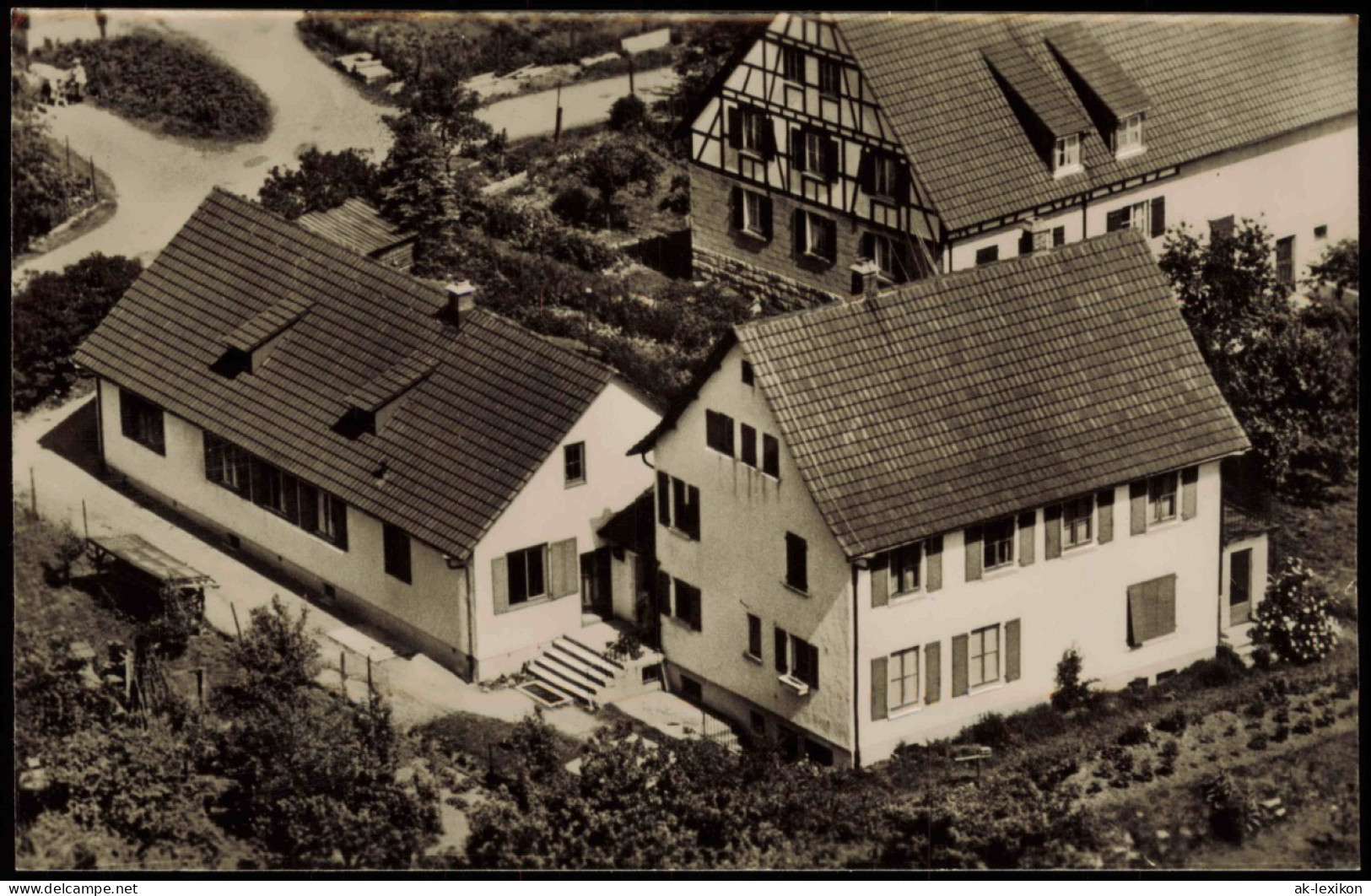 Luftbilder / Überflugkarte Wohnhaus, Fachwerkhaus BRD Westdeutschland 1961 - Non Classés