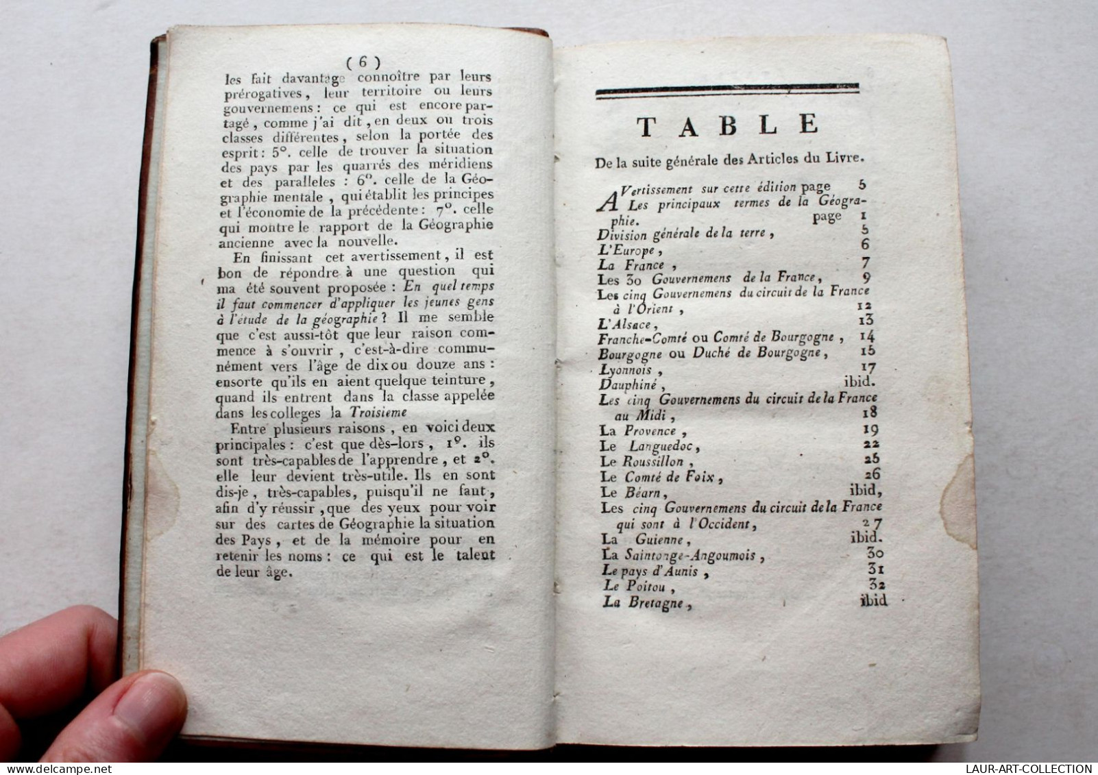 GEOGRAPHIE UNIVERSELLE DIFFERENTE METHODE + TRAITE DE LA SPHERE Par BUFFIER 1783 / ANCIEN LIVRE XVIIIe SIECLE (2204.12) - 1701-1800