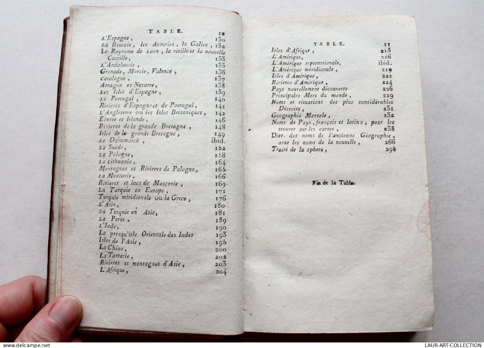 GEOGRAPHIE UNIVERSELLE DIFFERENTE METHODE + TRAITE DE LA SPHERE Par BUFFIER 1783 / ANCIEN LIVRE XVIIIe SIECLE (2204.12) - 1701-1800