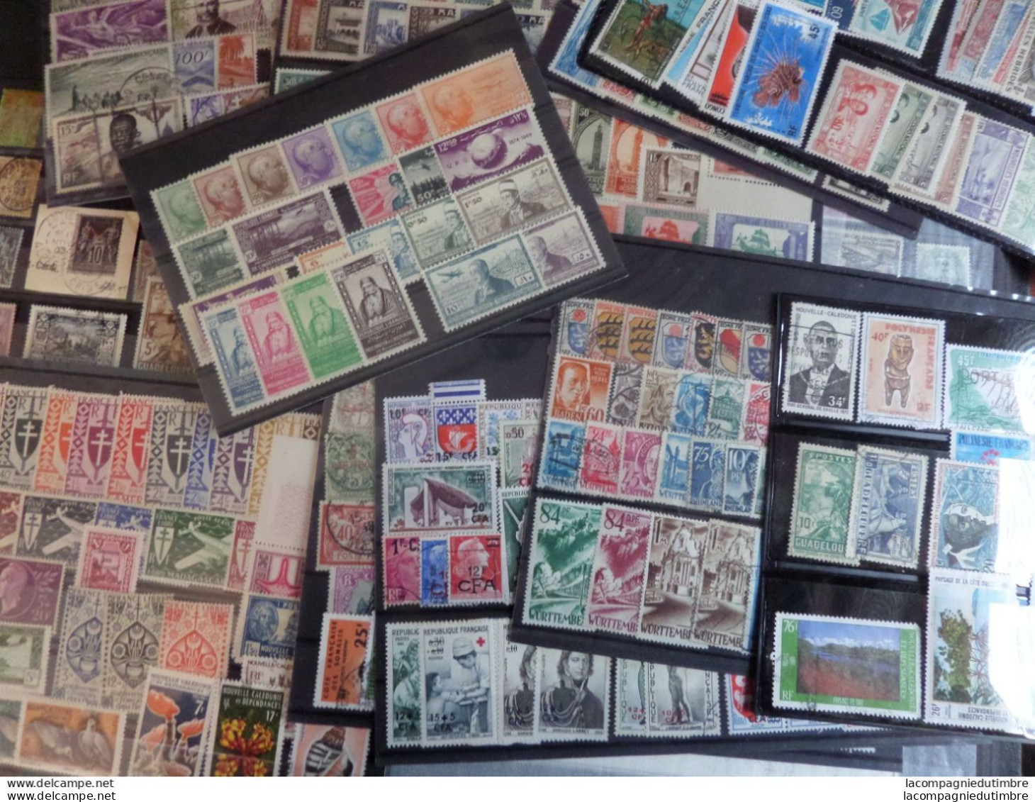 Vrac De Plusieurs Centaines De Timbres De Colonies Françaises Avant Indépendance **/*/obl. Très Forte Cote! TB - Vrac (min 1000 Timbres)