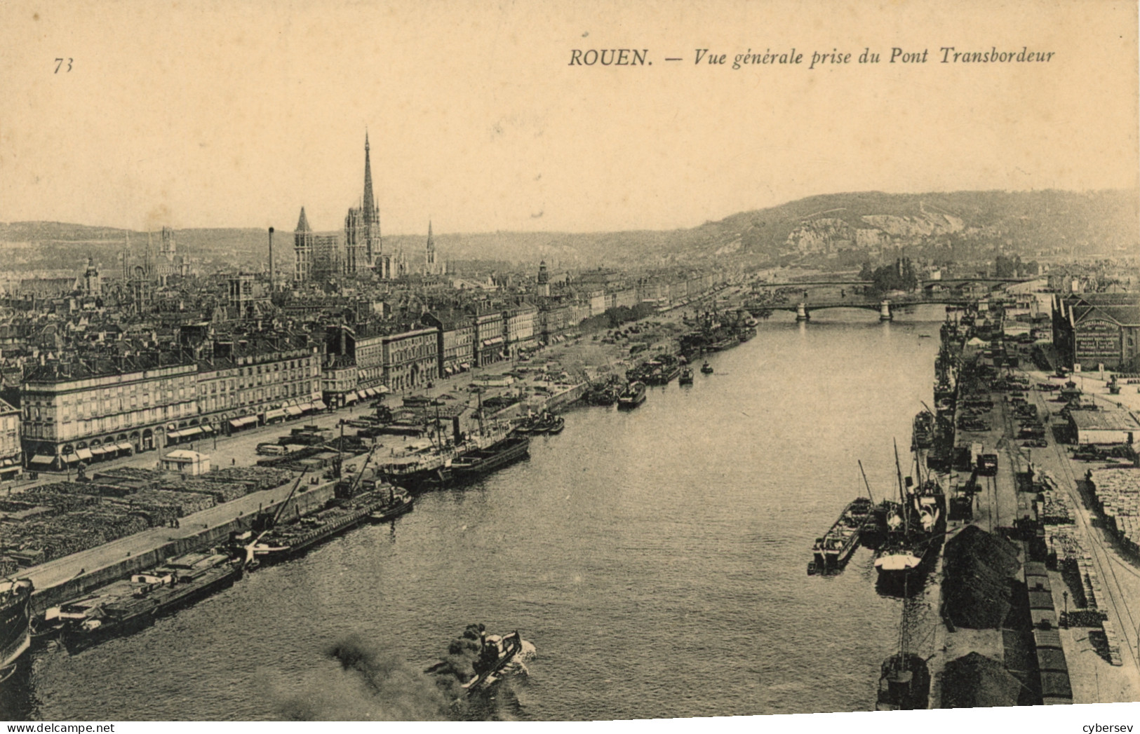 ROUEN - Vue Générale Prise Du Pont Transbordeur - Rouen