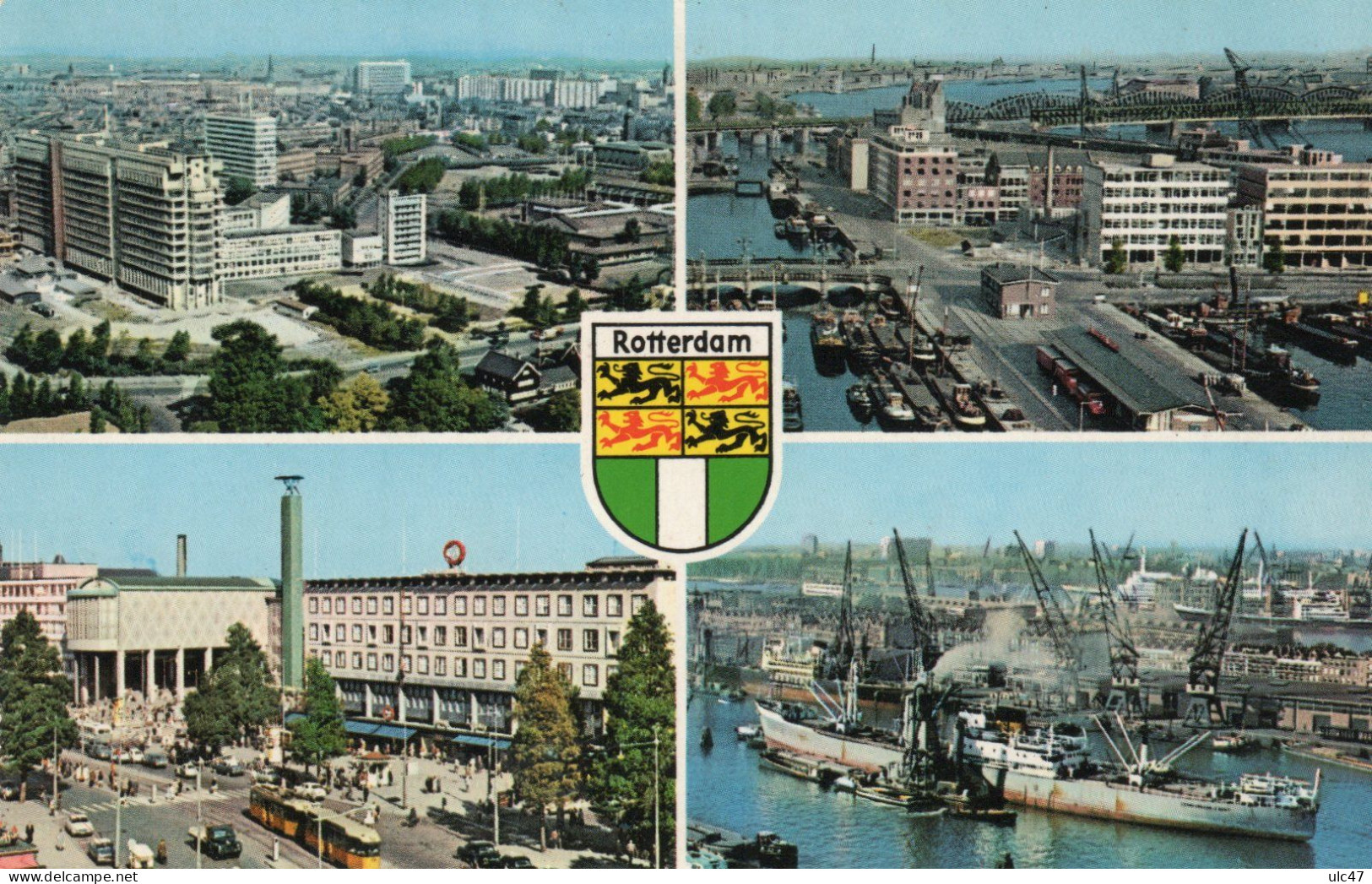 - ROTTERDAM. - Multi Vues  - Scan Verso - - Rotterdam