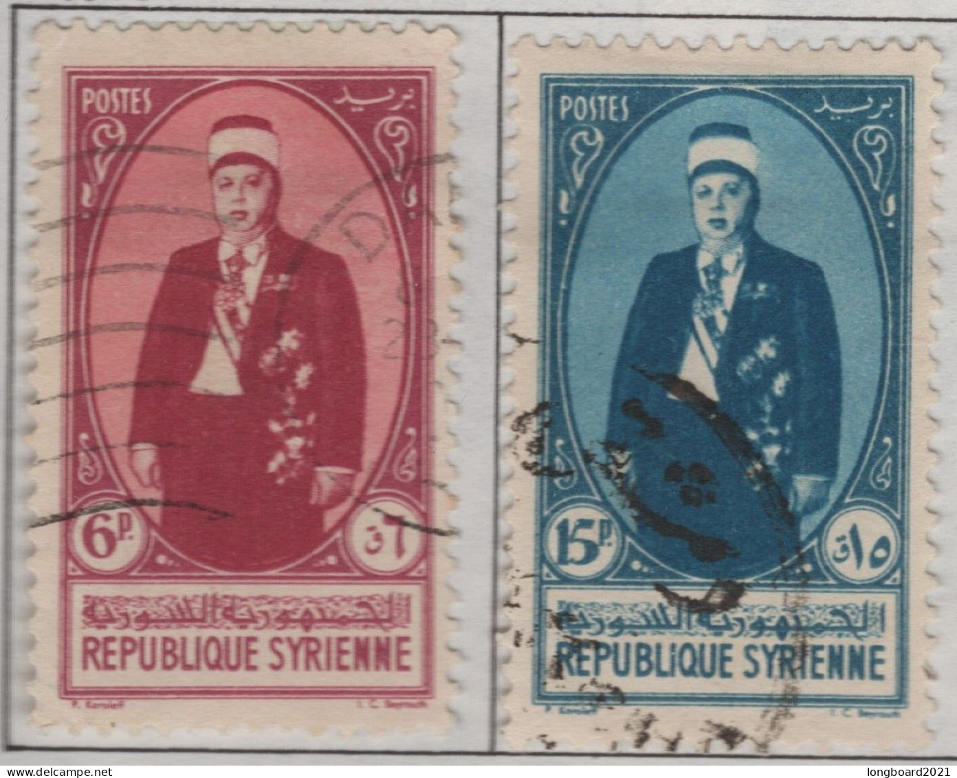 SYRIA - 6 + 15P 1942 INDEPENDENCE * Mi 462-463 - Syrien