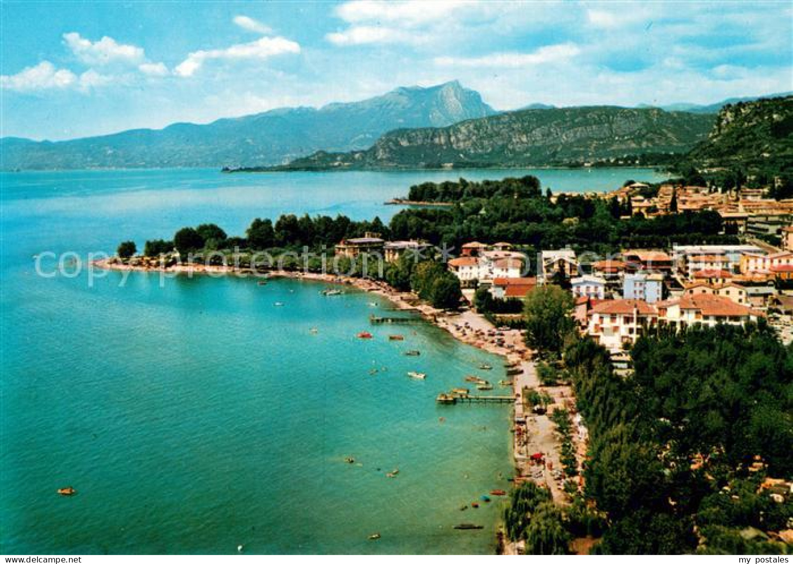 73753722 Bardolino Lago Di Garda Fliegeraufnahme Bardolino Lago Di Garda - Sonstige & Ohne Zuordnung