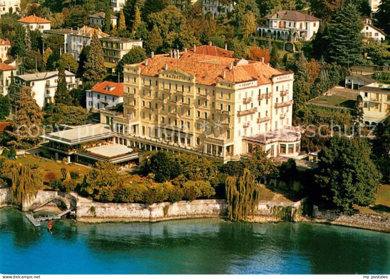 73753720 Verbania-Pallanza Hotel Maestoso Fliegeraufnahme Verbania-Pallanza - Sonstige & Ohne Zuordnung