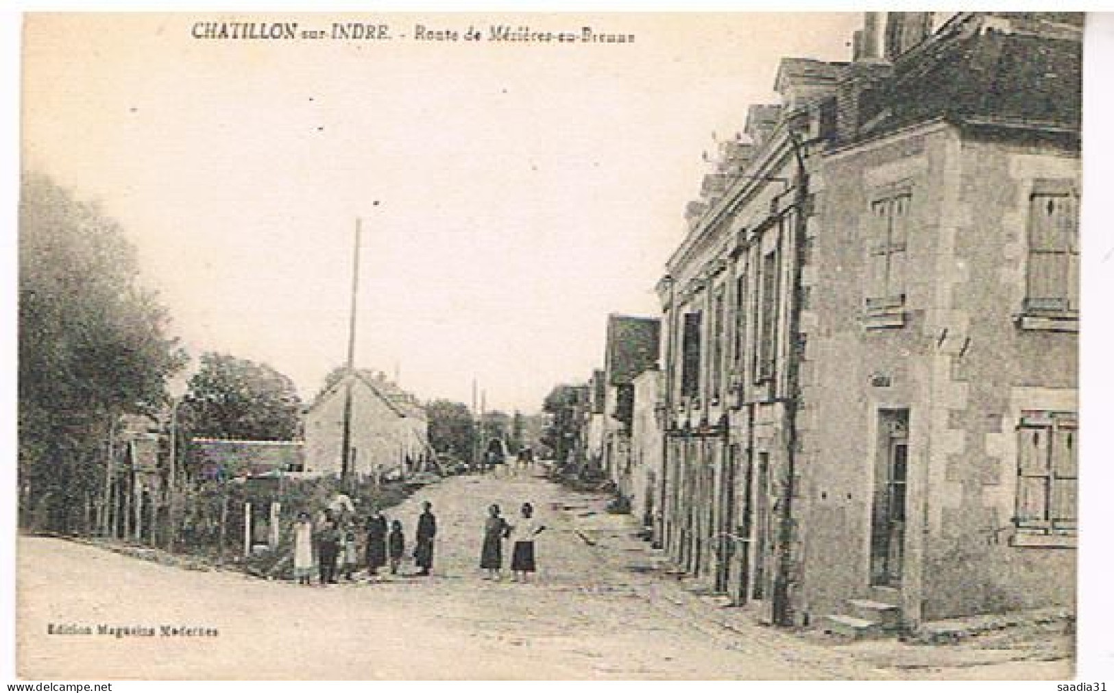 36 CHATILLON ROUTE E MEZIERES E BRENNE ANIMEE - Otros & Sin Clasificación