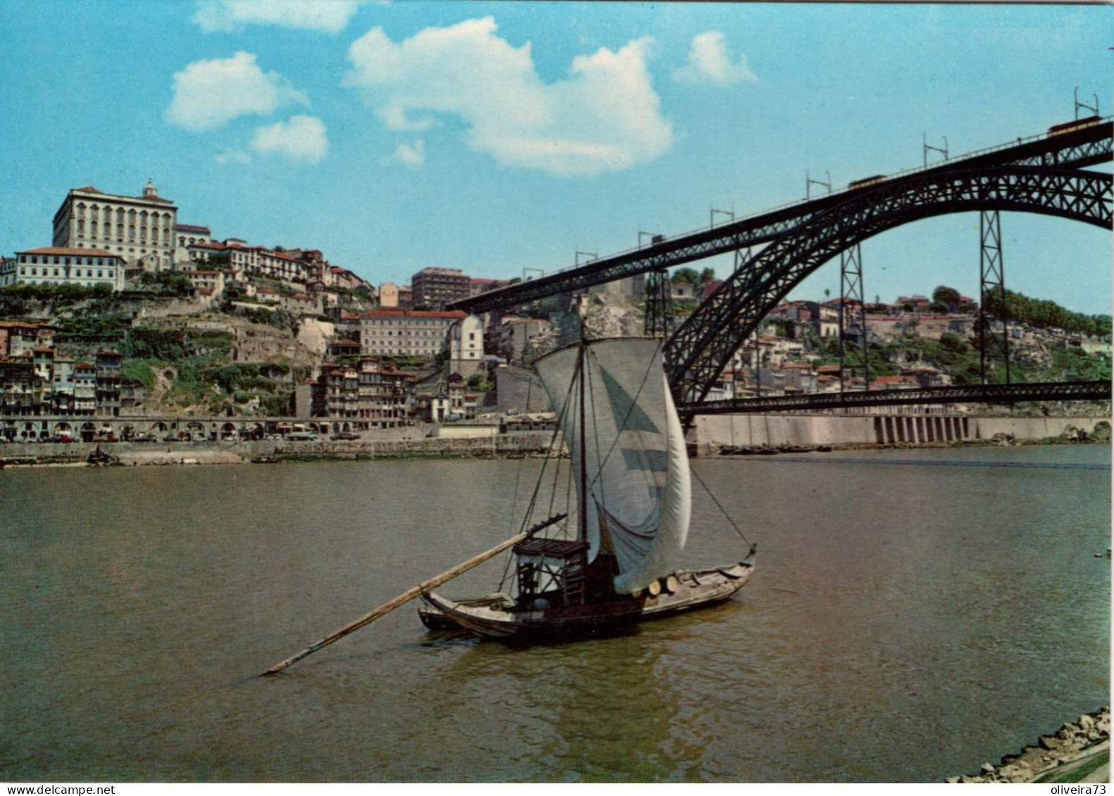 PORTO - Barco Rabelo E Ponte De D. Luiz - PORTUGAL - Porto