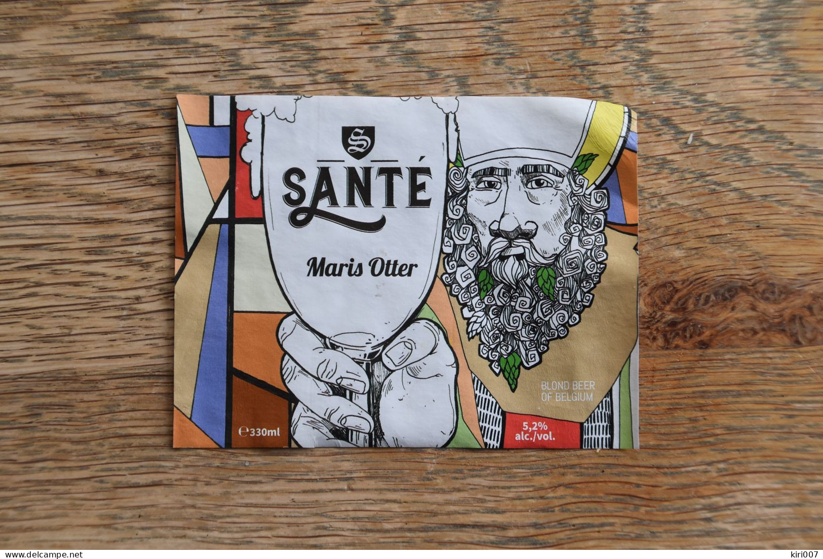 ETIQUETTE BIERE SANTE MARIS OTTER - Cerveza