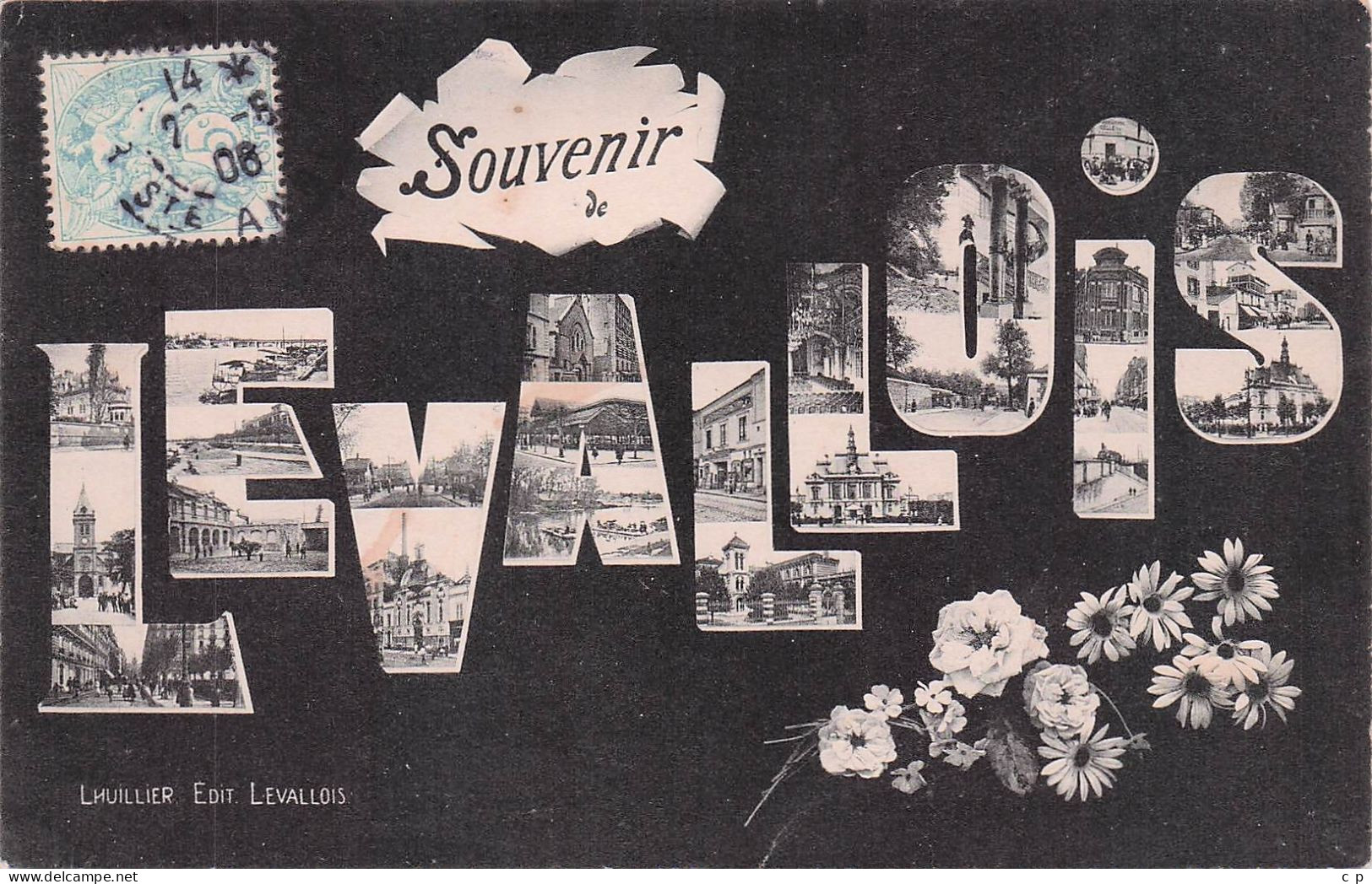 Levallois Perret -  Souvenir - Multivues   -  CPA °J - Levallois Perret