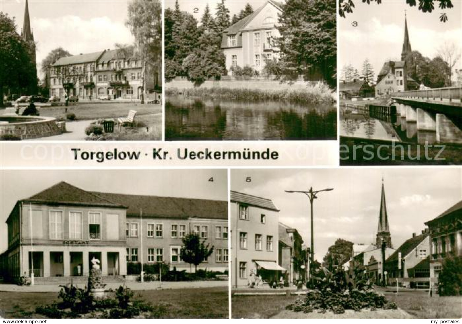 73753668 Torgelow Am Markt Kindergarten Ueckerbruecke Postamt Am Platz Der Jugen - Autres & Non Classés