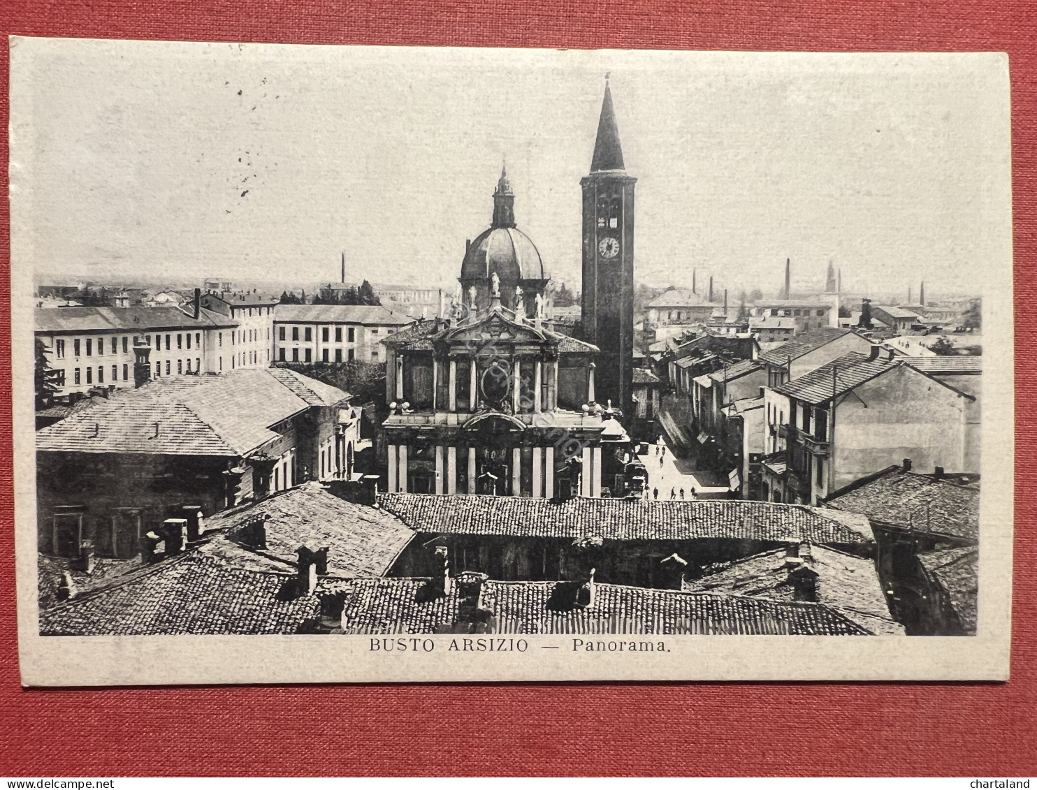 Cartolina - Busto Arsizio ( Varese ) - Panorama - 1934 - Varese