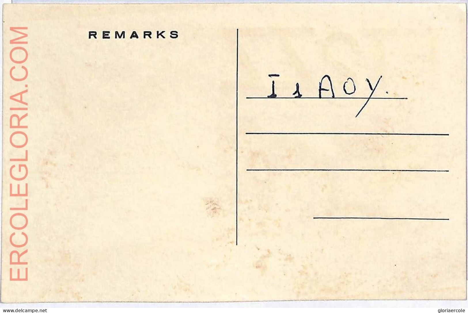 Ad9033 - ERITREA - RADIO FREQUENCY CARD   - Asmara -  1954 - Radio