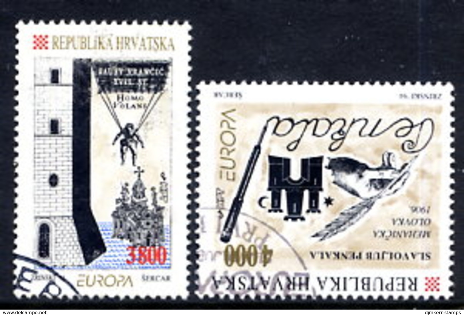 CROATIA 1994 Europa: Inventions  Used.  Michel 274-75 - Kroatië