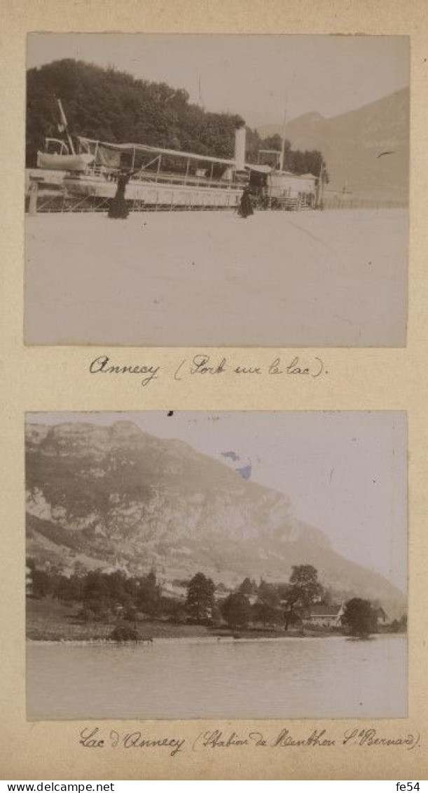 ° 74 ° ANNECY ° Lot De 7 Photos ° - Lieux