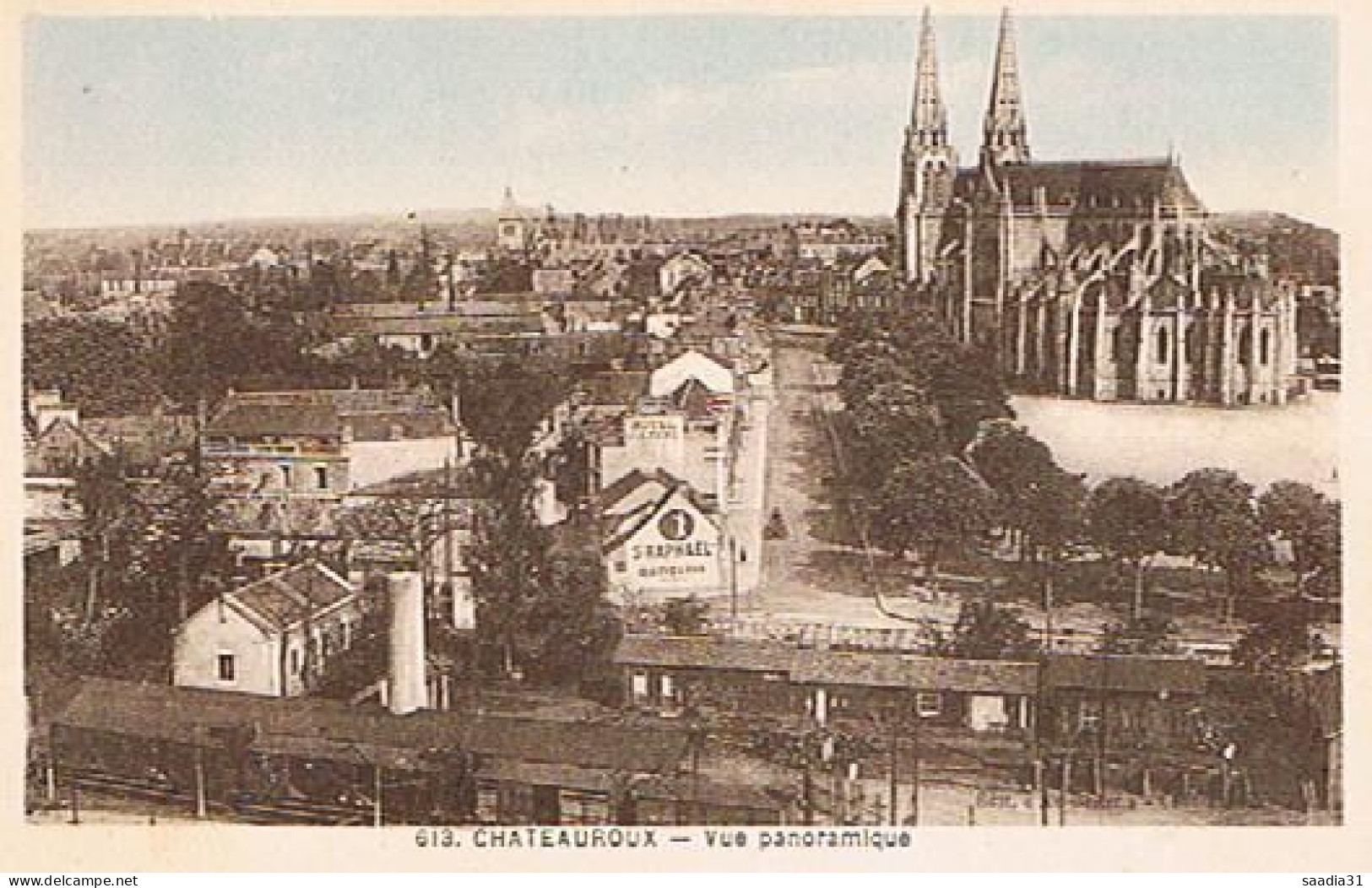 36 CHATEAUROUX  VUE PANORAMIQUE - Chateauroux