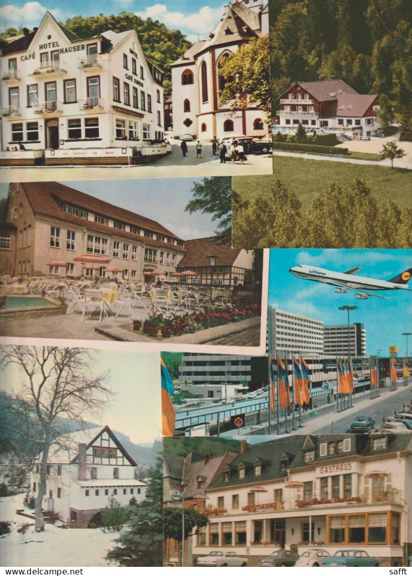 Lot Mit 92 Deutschen Ansichtskarten Motiv Hotel/Gaststätte, Nur Alte Bundesländer - Verzamelingen & Kavels