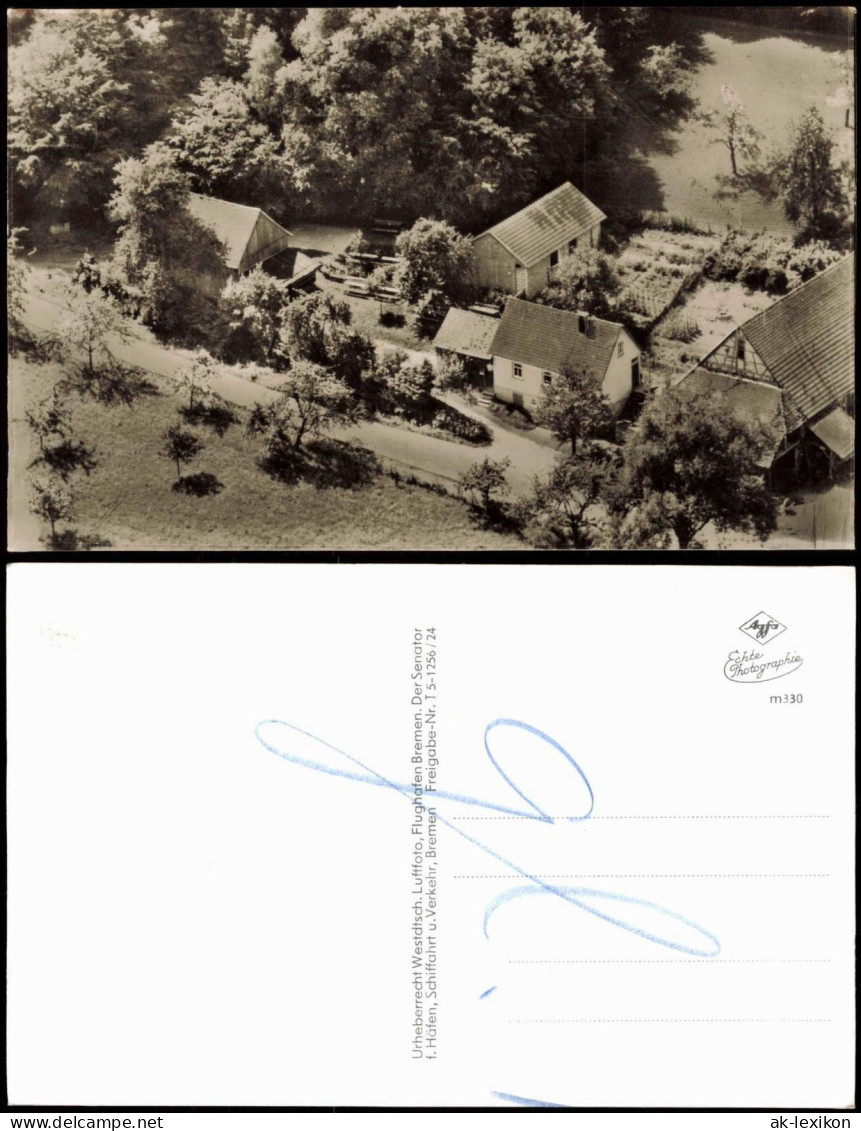 Ansichtskarte  Luftbilder / Überflugkarte Gehöft 1961 - Unclassified