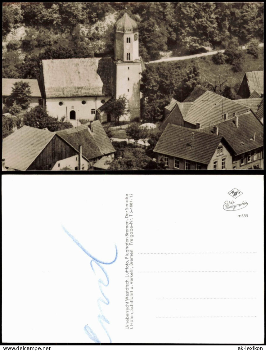 Ansichtskarte  Luftbilder / Überflugkarte Stadtpartie Kirche 1961 - Unclassified