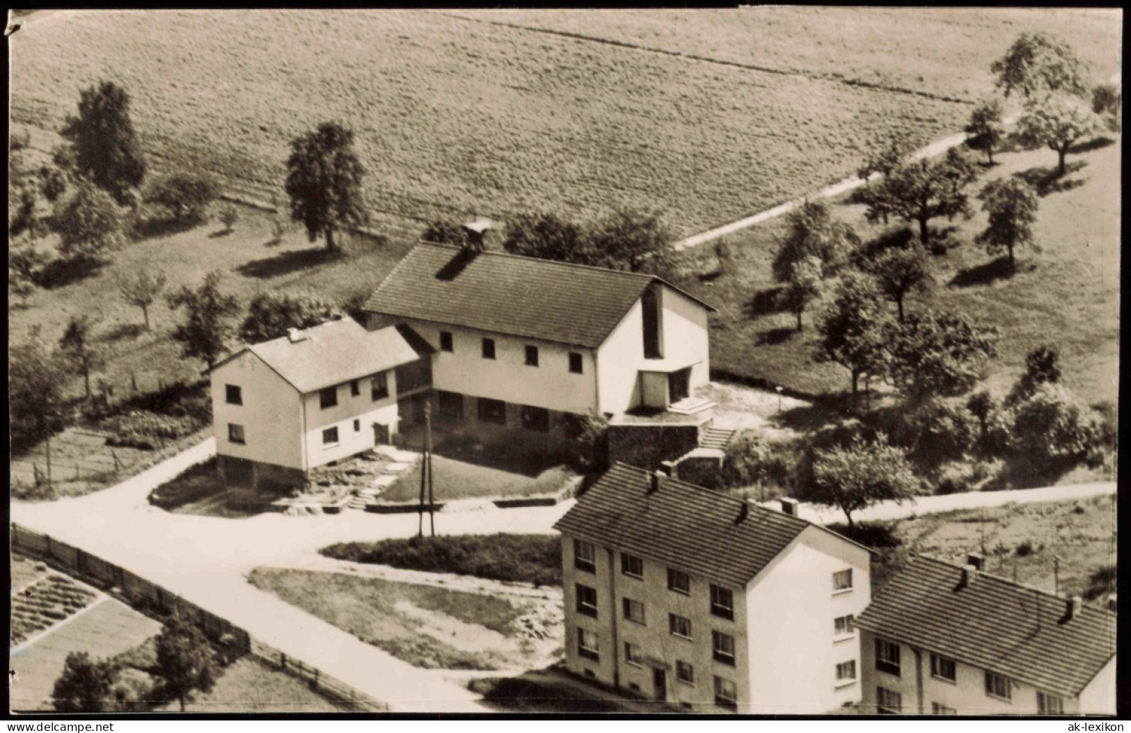 Luftbilder / Überflugkarte Siedlung Am Feld BRD Westdeutschland 1962 - Ohne Zuordnung