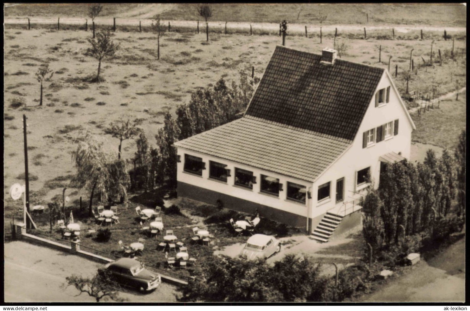Ansichtskarte  Luftbilder / Überflugkarte Restaurant BRD Westdeutschland 1961 - Unclassified