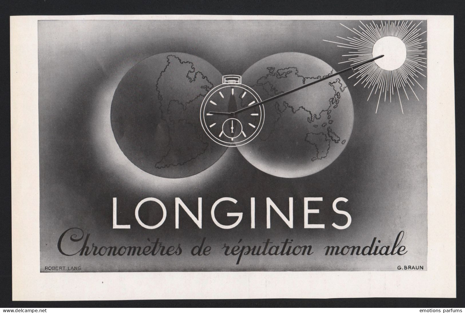 Lot De 5 Pubs Annee 1913/14/21/28/30 MONTRES Horlogerie LONGINES Gousset Chronographe Montres Gousset - Pubblicitari