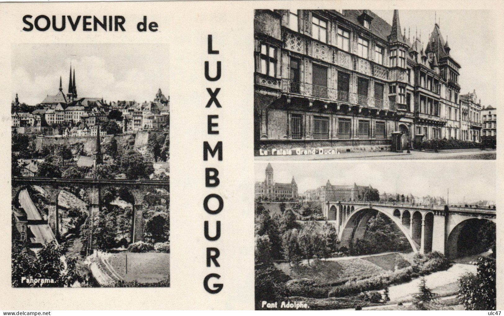 - SOUVENIR De LUXEMBOURG. - Multi Vues  - Scan Verso - - Luxemburg - Town