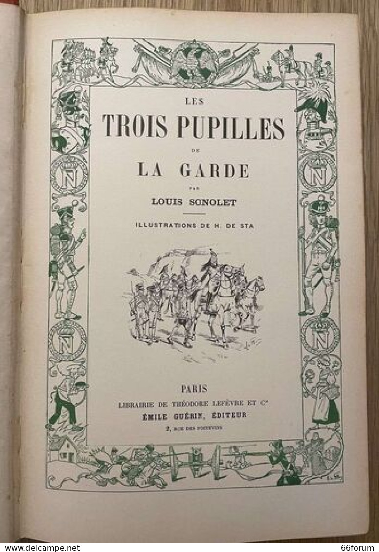 Les Trois Pupilles De La Garde - Non Classés