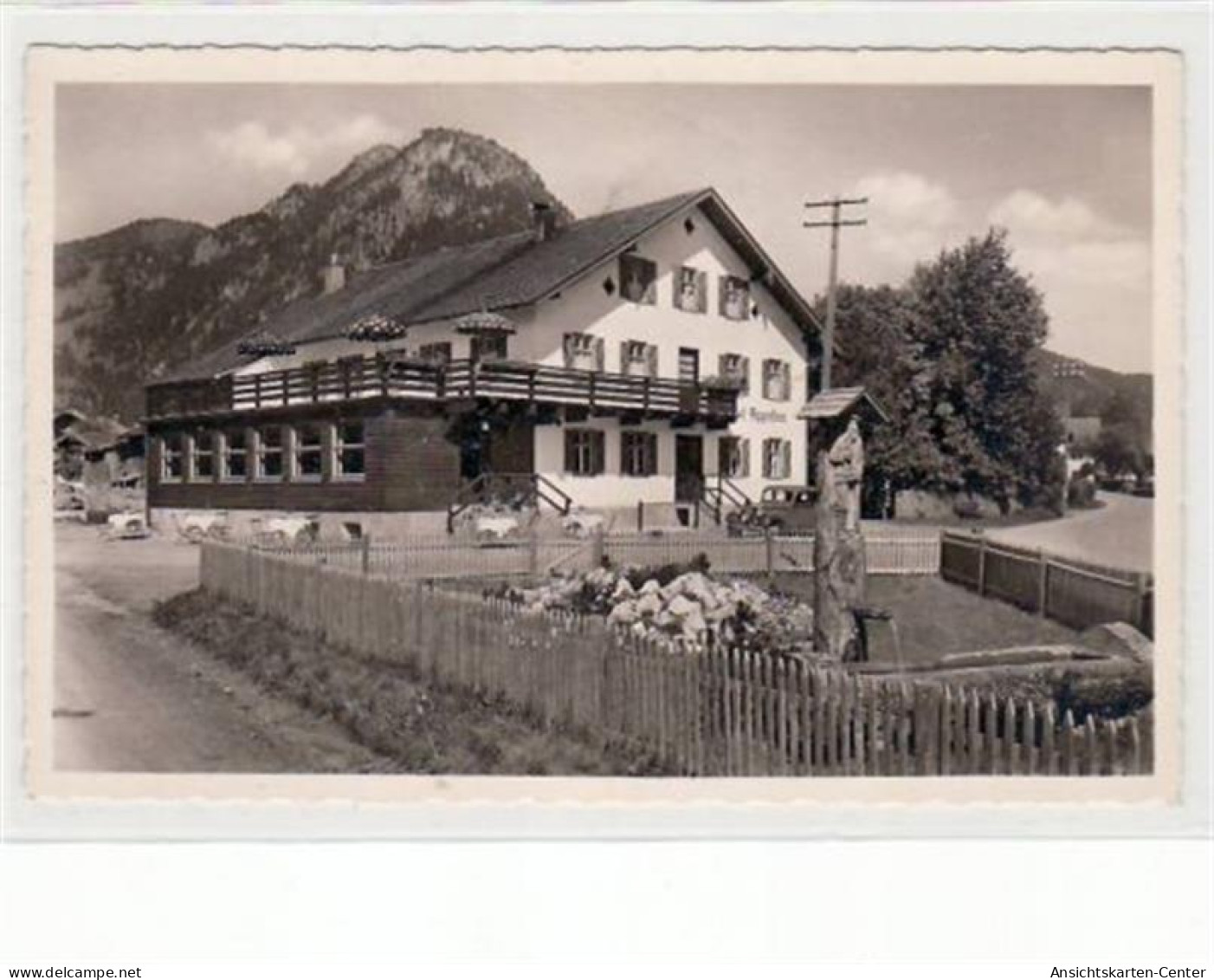 39027305 - Fotokarte Von Pfronten - Steinach Im Allgaeu. Gasthof Aggenstein Ungelaufen  Top Erhaltung. - Kempten