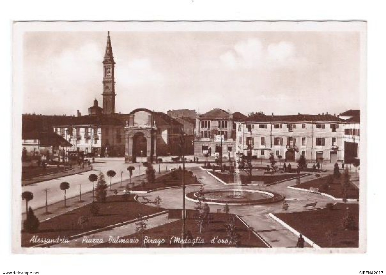 ALESSANDRIA - PIAZZA DALMAZIO BIRAGO  - NON VIAGGIATA - Alessandria