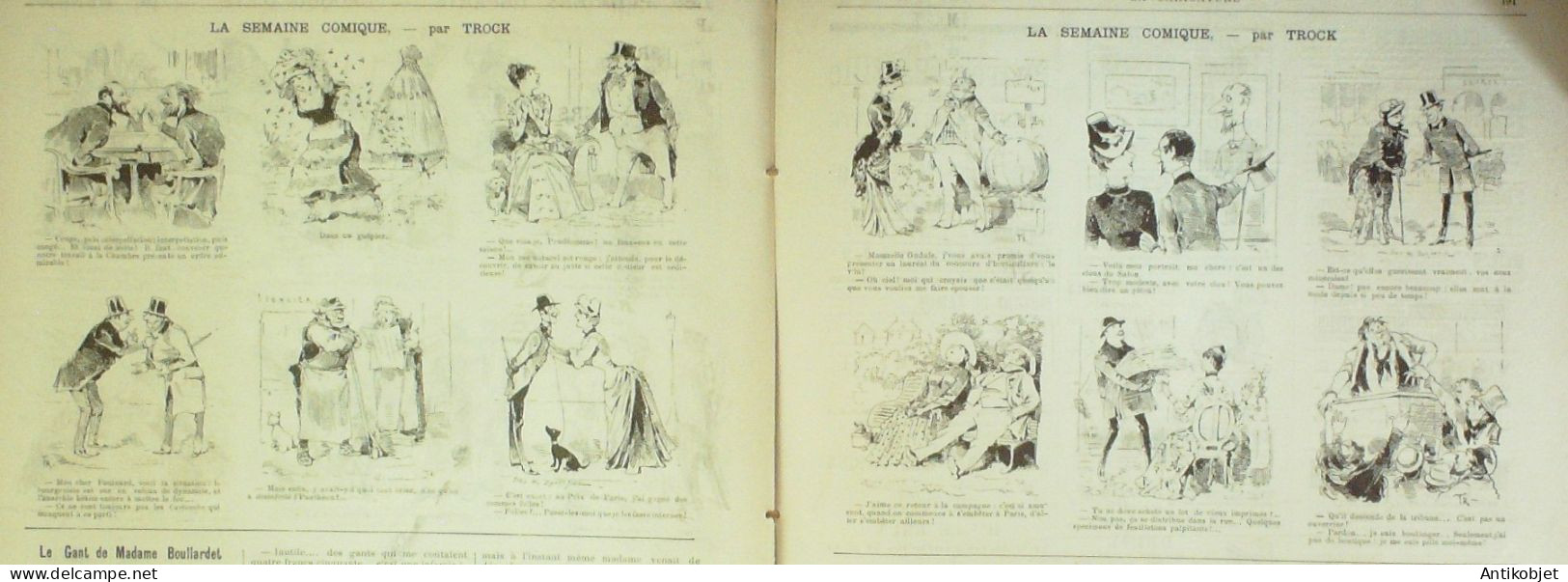 La Caricature 1885 N°285 GP Job Figuier Par Luque Henriot Trock - Magazines - Before 1900