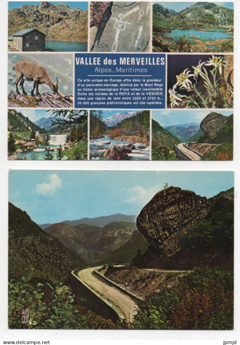 06 - LA VALLÉE DES MERVEILLES - Lot De 8 Cartes Postales En Tbe - (R011) - Autres & Non Classés