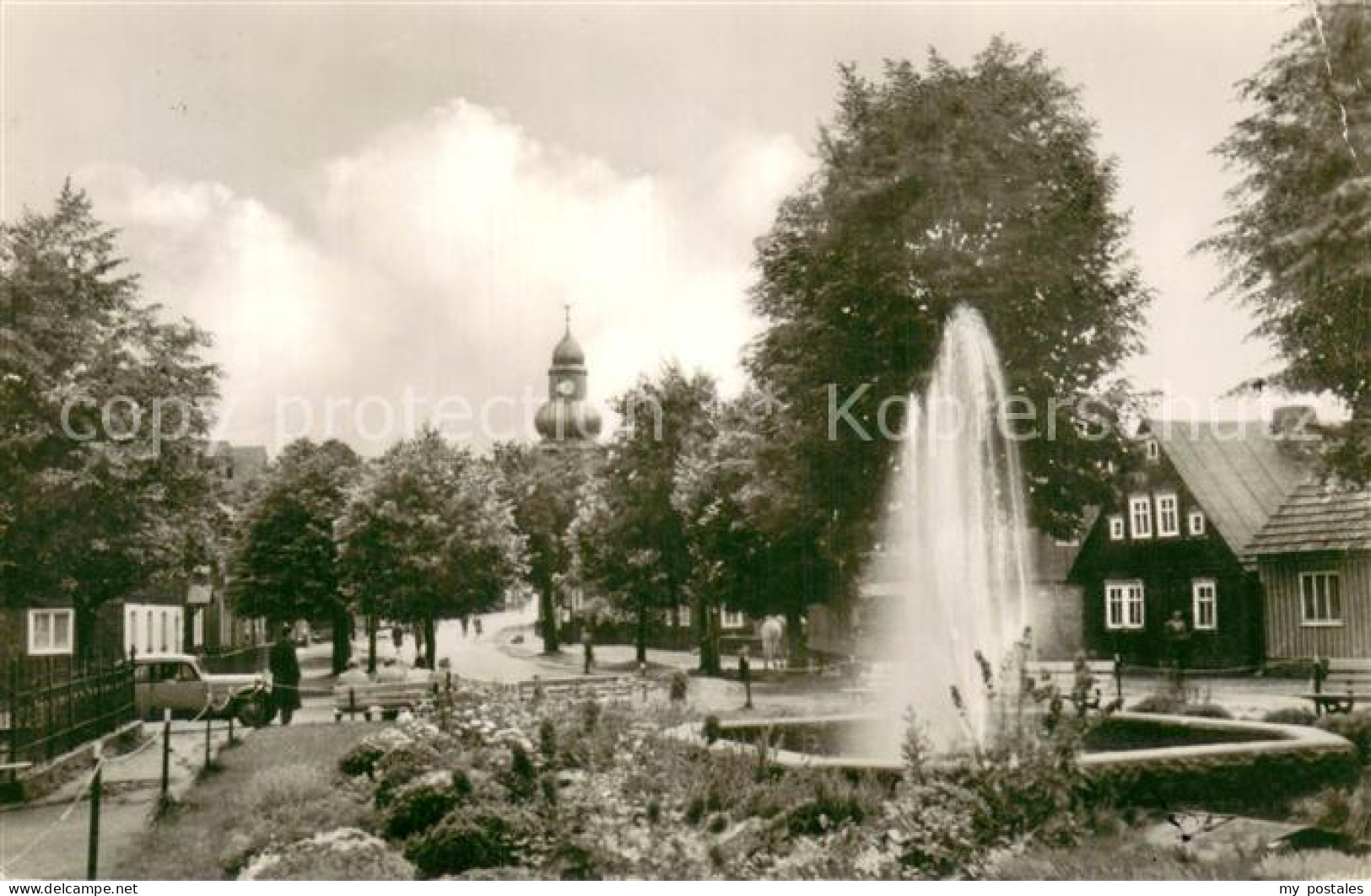 73753486 Frauenwald Thueringen Luftkurort Anlagen Mit Springbrunnen Frauenwald T - Autres & Non Classés