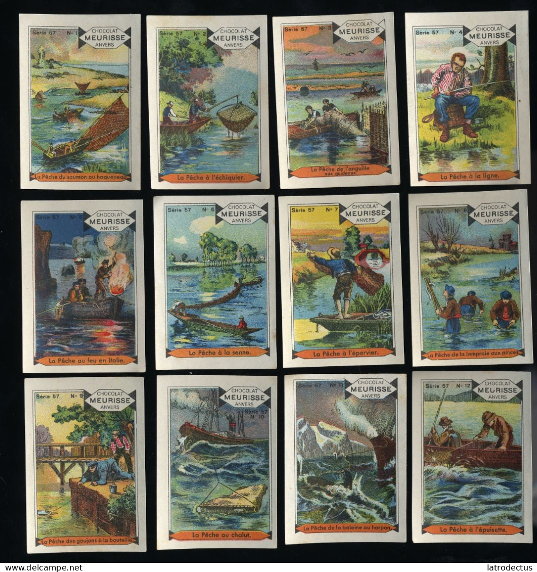 Meurisse - Ca 1930 - 57 - La Pêche, Fishing - Full Serie - Autres & Non Classés