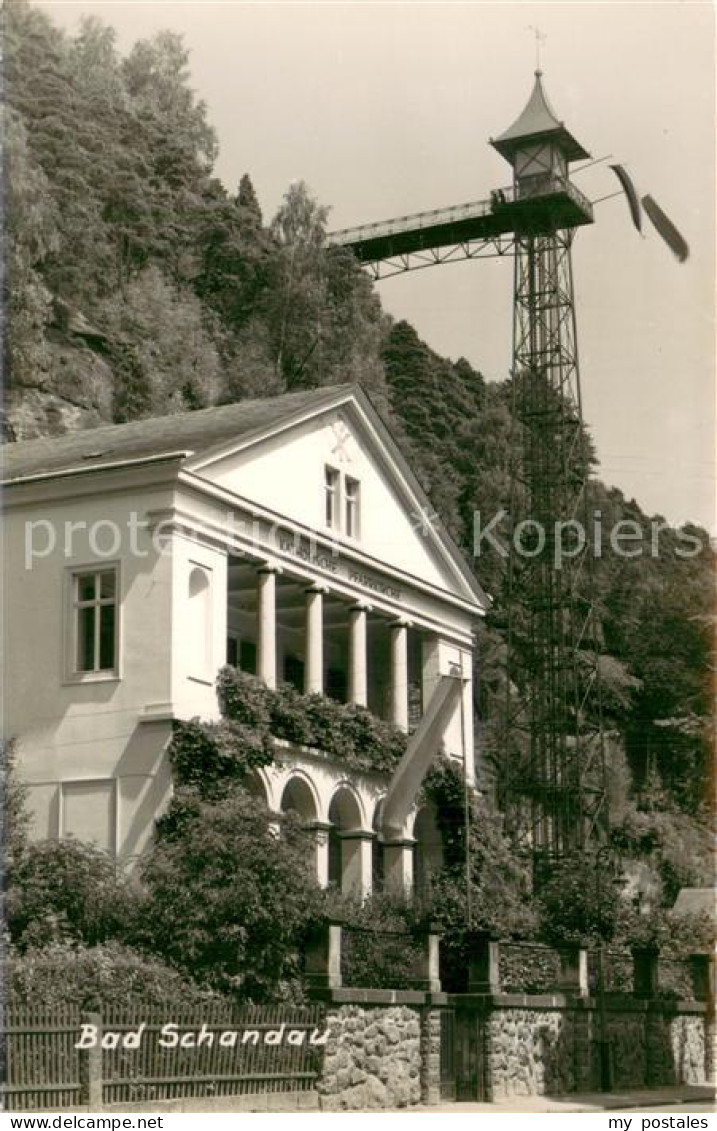 73753465 Bad Schandau Kath. Kirche Personenaufzug Handabzug Bad Schandau - Bad Schandau