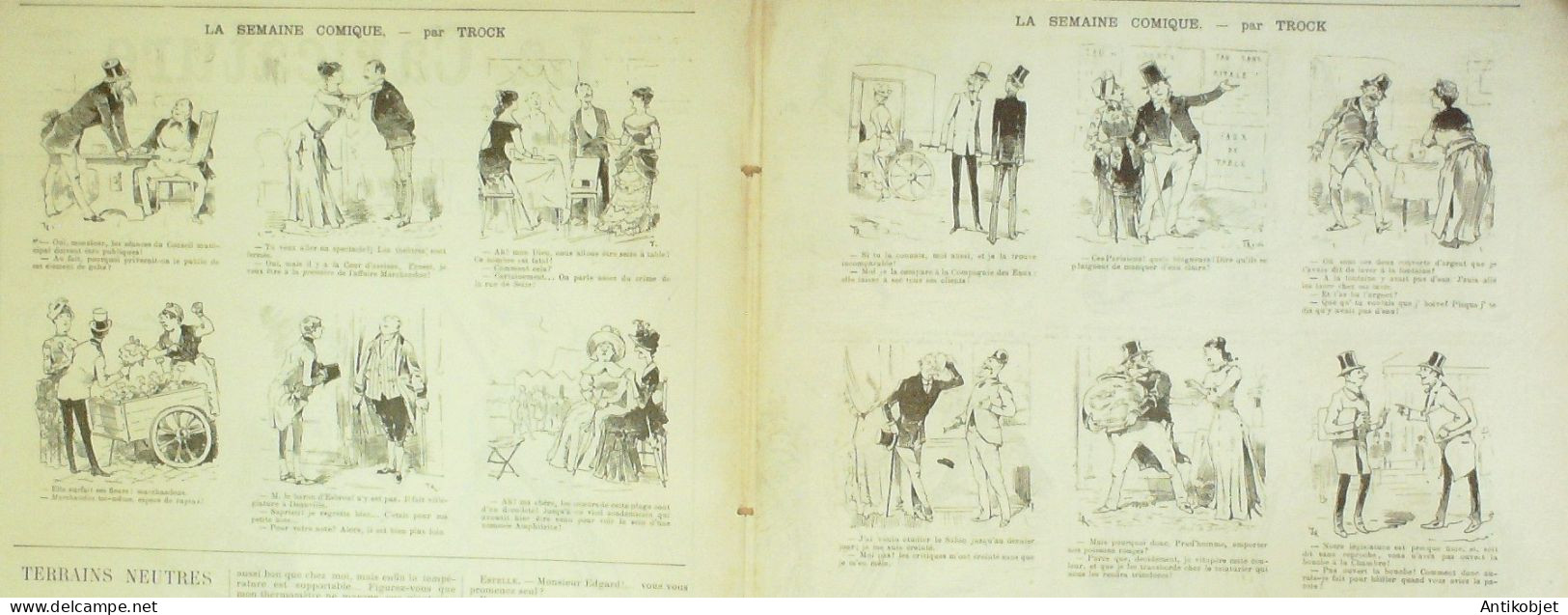La Caricature 1885 N°287 Le Narghilé Chass' D'Af Bécasson Draner Gino Loys - Revues Anciennes - Avant 1900