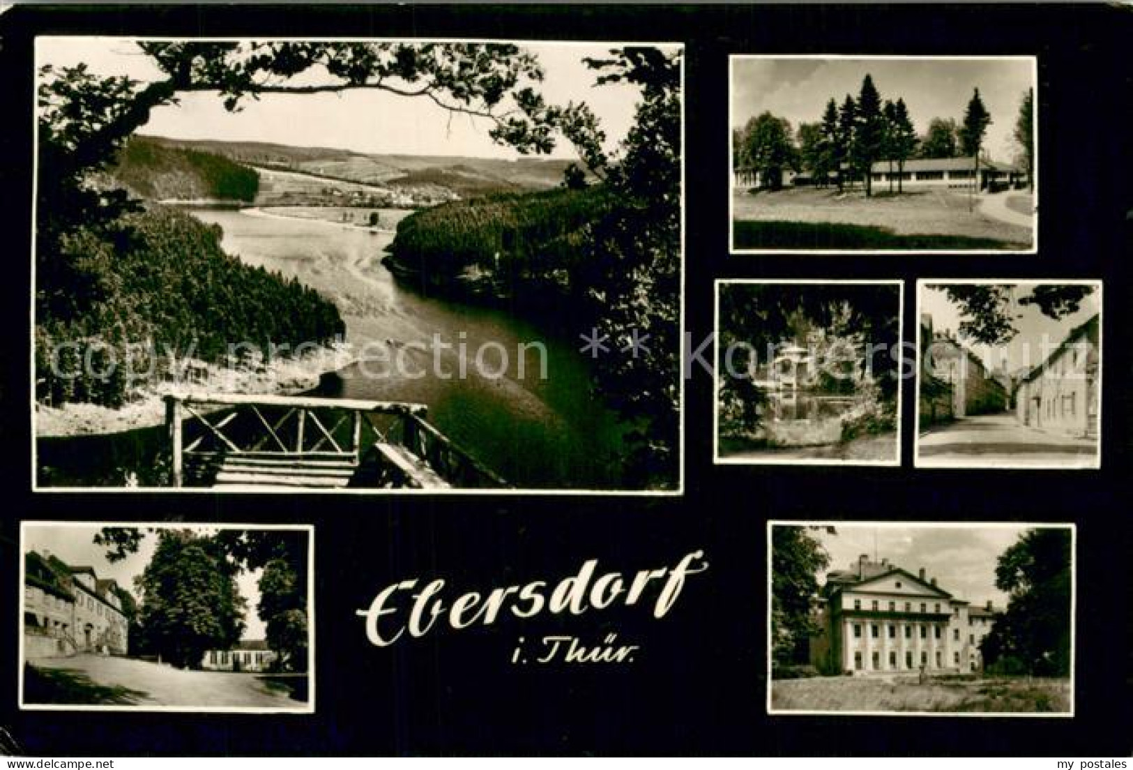 73753458 Ebersdorf Thueringen Landschaftspanorama Ortsansichten Schloss Ebersdor - Autres & Non Classés