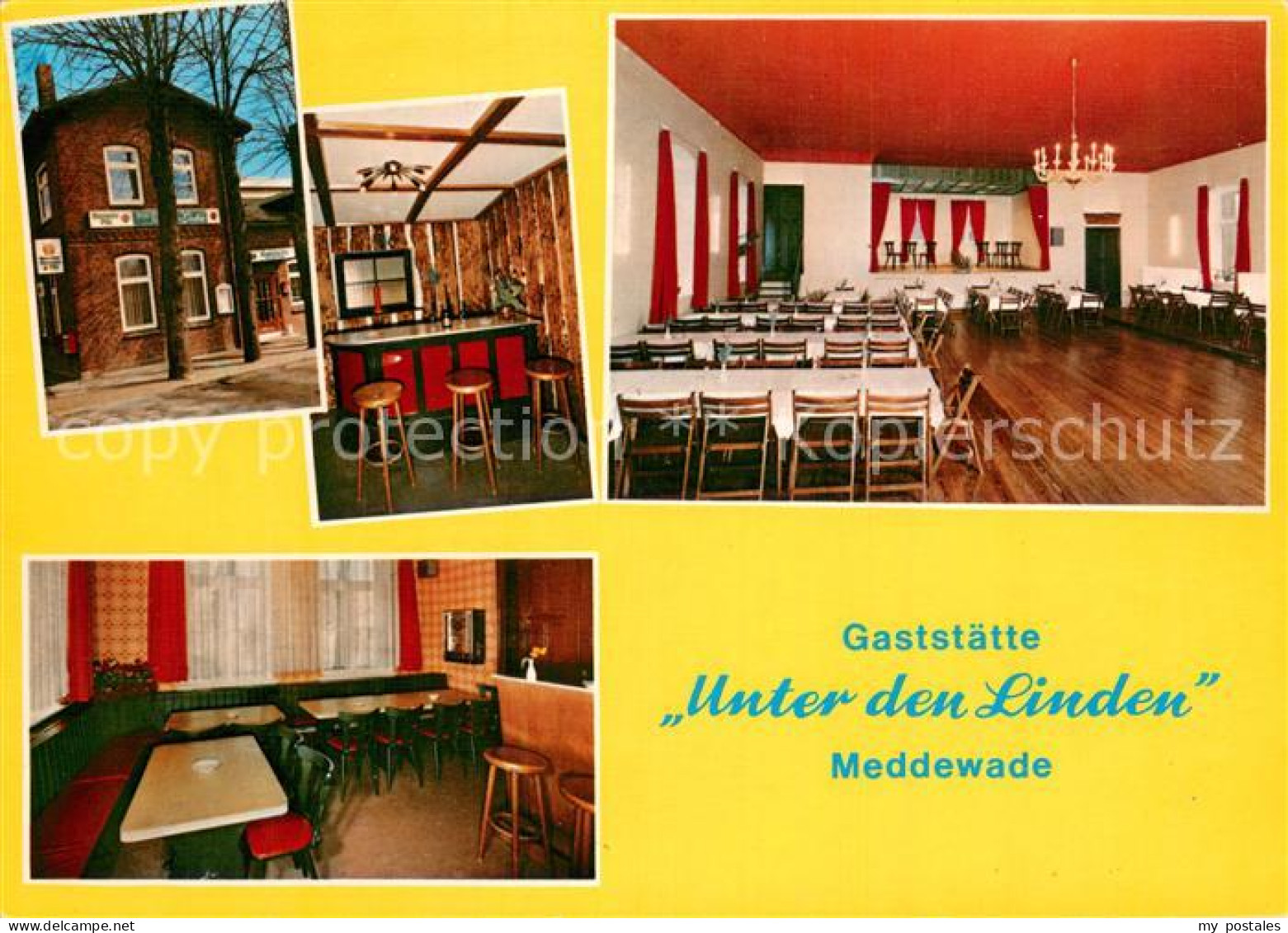 73753389 Meddewade Gaststaette Unter Den Linden Bar Speisesaal Meddewade - Autres & Non Classés