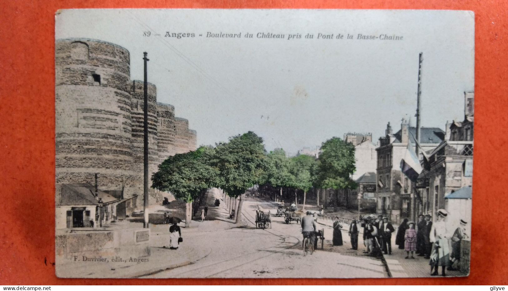 CPA(49) Angers.  Boulevard Du Château.   Animation. (7A.n°207) - Angers