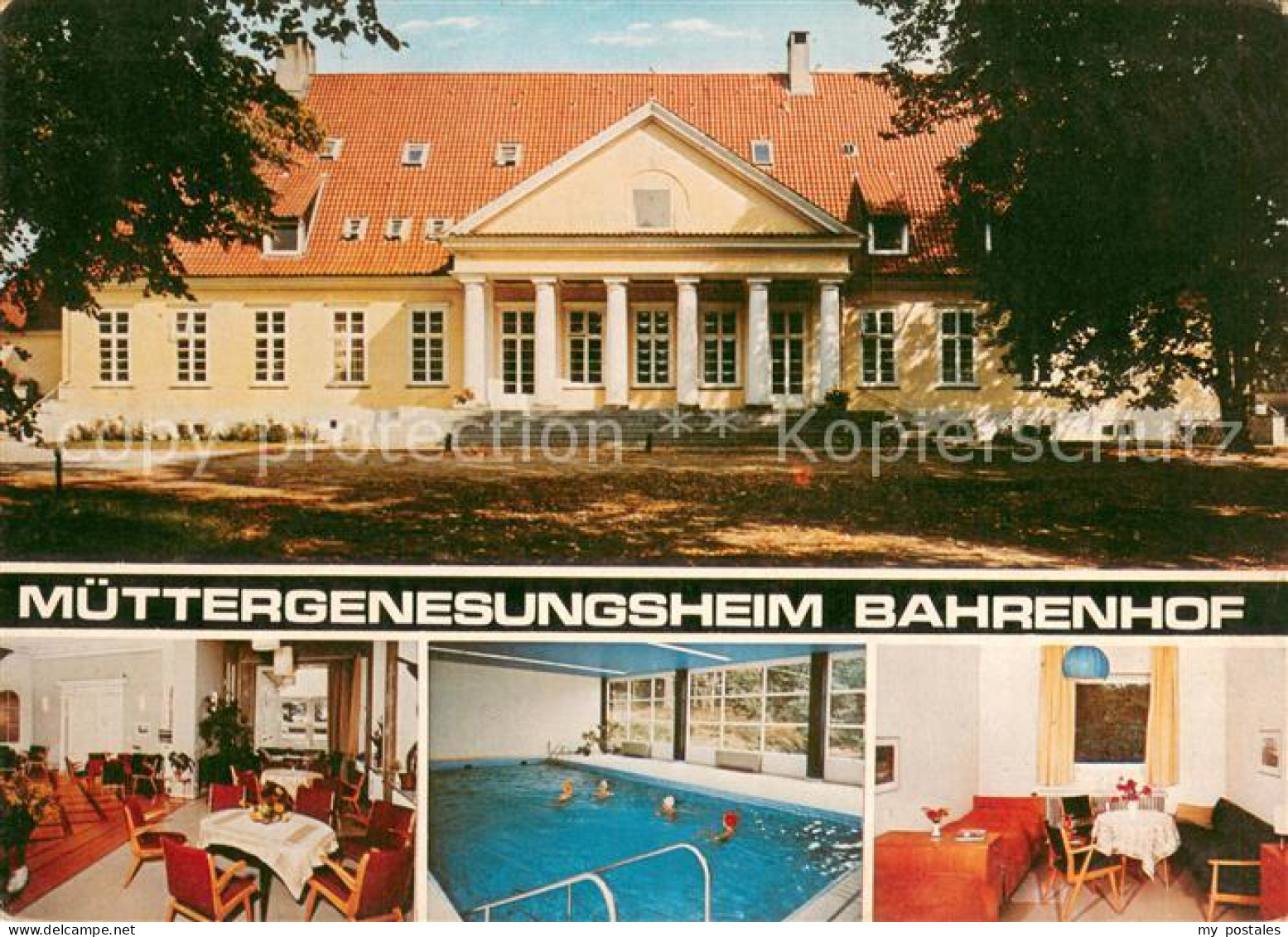 73753388 Bahrenhof Muettergenesungsheim Gastraum Hallenbad Zimmer Bahrenhof - Andere & Zonder Classificatie